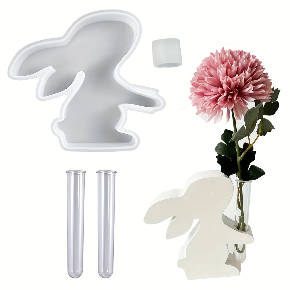 4個/セット イースターバニー シリコン製花瓶型 テストチュ - Propagation Station Vase のレビューと価格