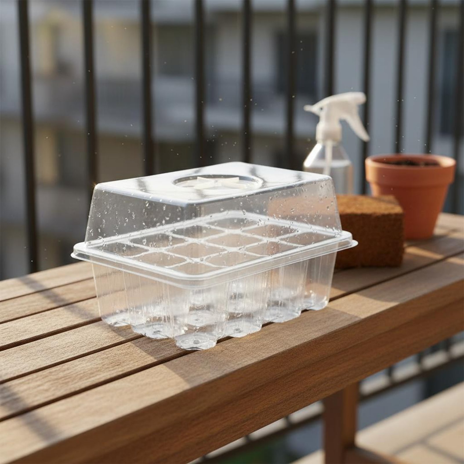 12区画発芽トレイ内蔵排水機能付き12区画発芽キット発芽トレ - Humidity Dome Kit のレビューと価格