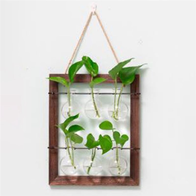 壁掛け式繁殖ステーション、水耕栽培植物用吊り下げガラス製テラ - Propagation Station Vase のレビューと価格