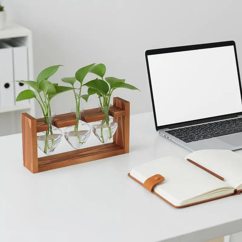 〔20E〕 | 卓上ガラスプランター繁殖ステーション水耕栽培 - Propagation Station Vase のレビューと価格