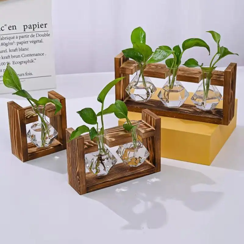 〔20E〕 | 卓上ガラスプランター繁殖ステーション水耕栽培 - Propagation Station Vase のレビューと価格