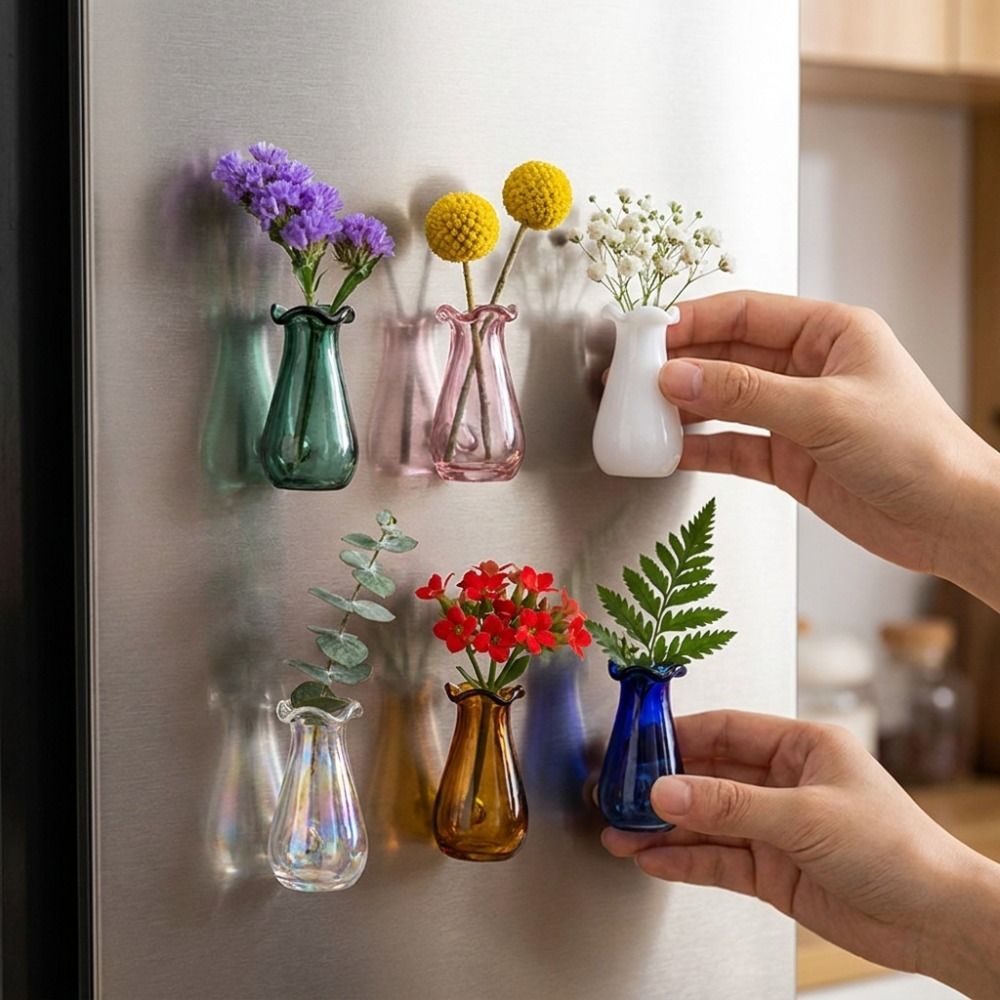 6 個 DIY 3D ミニ花瓶マグネットモダンな絶妙な磁気ガ - Propagation Station Vase のレビューと価格